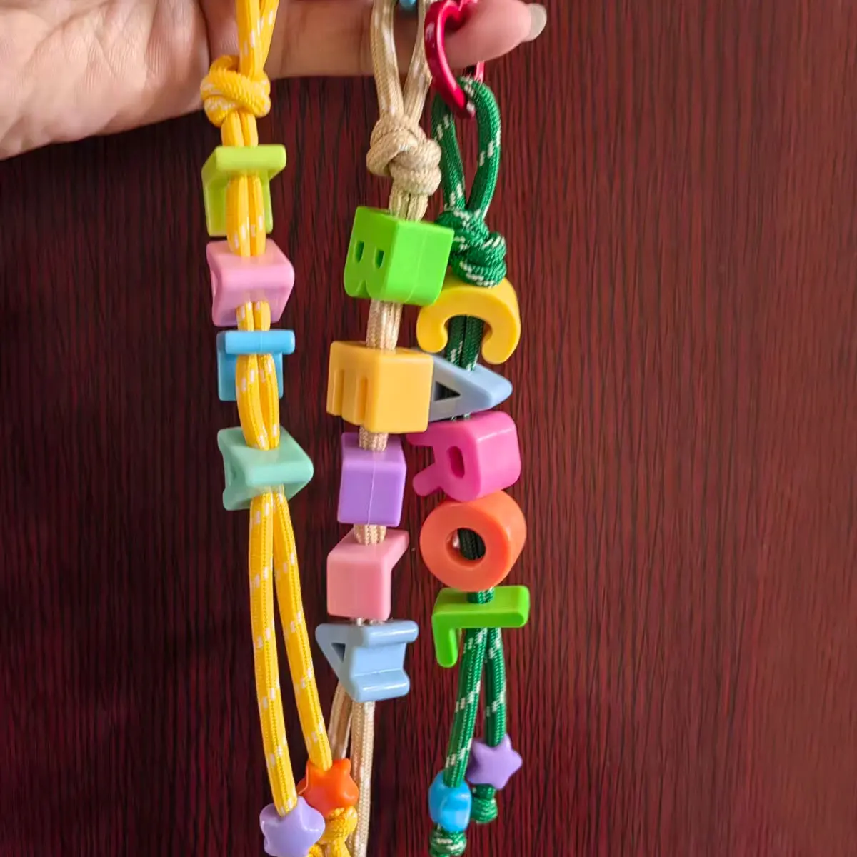 1pc Personalized Custom Colorful Acrylic Letter Keychain, Bag Pendant, Unique Custom Gift, Valentine's Day/Christmas Gift
