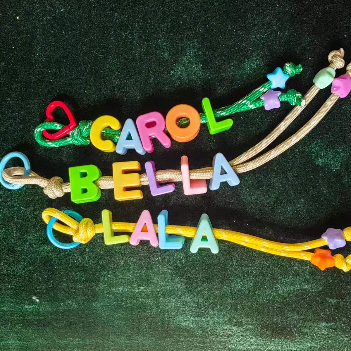 1pc Personalized Custom Colorful Acrylic Letter Keychain, Bag Pendant, Unique Custom Gift, Valentine's Day/Christmas Gift