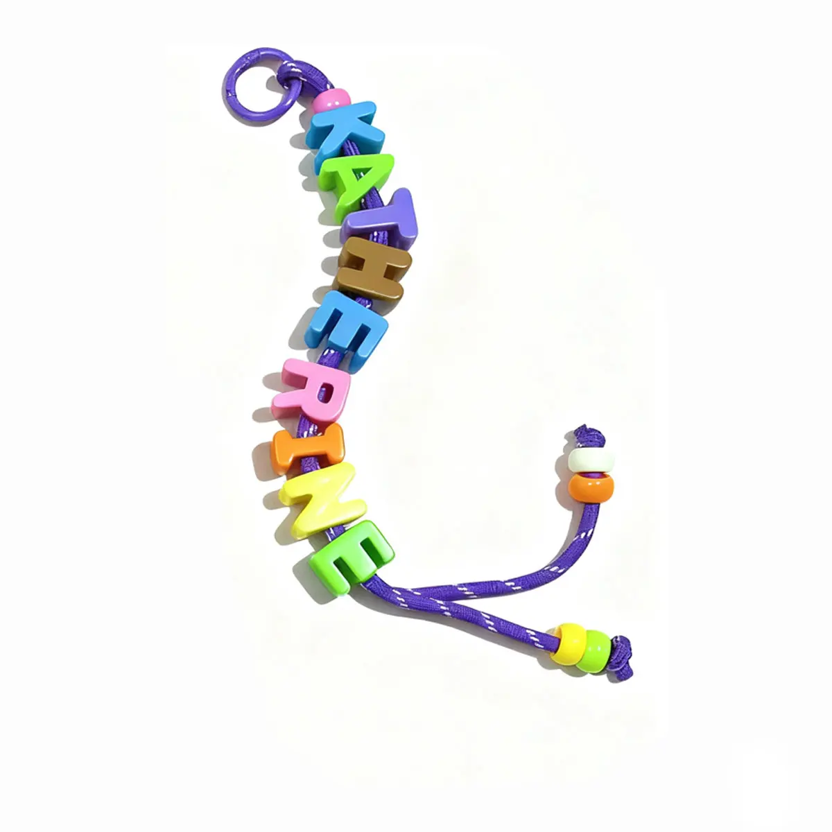 1pc Personalized Custom Colorful Acrylic Letter Keychain, Bag Pendant, Unique Custom Gift, Valentine's Day/Christmas Gift