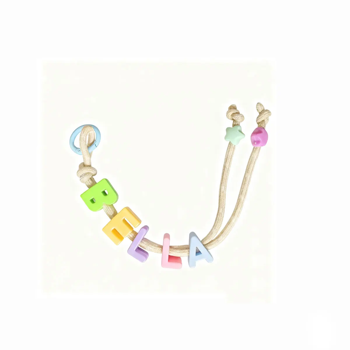1pc Personalized Custom Colorful Acrylic Letter Keychain, Bag Pendant, Unique Custom Gift, Valentine's Day/Christmas Gift