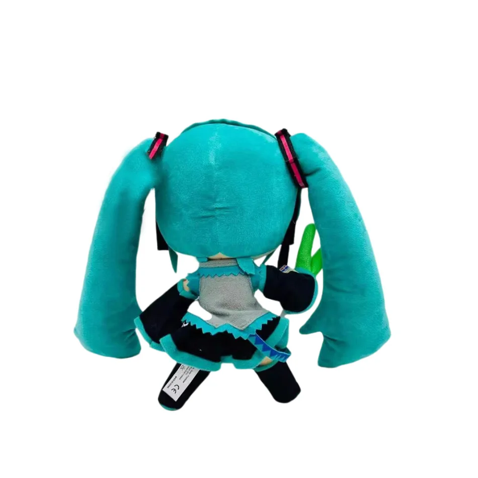 2026 Hot Adorable Hatsune Miku Plush Fluffy Anime Stuffed Doll with Miiku Plush Doll Soft Doll Cute Christmas Gift for Children