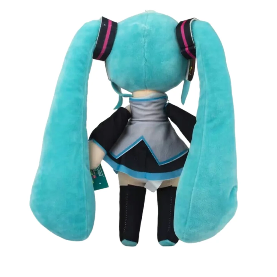2026 Hot Adorable Hatsune Miku Plush Fluffy Anime Stuffed Doll with Miiku Plush Doll Soft Doll Cute Christmas Gift for Children