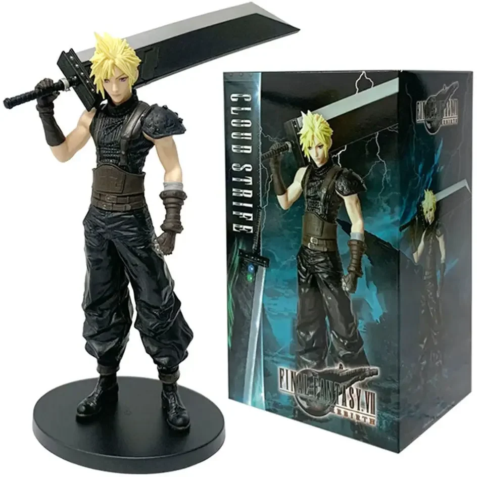 2026 hot 22cm Remake Version Amine Figure Cloud Strife PVC Action Figure Collectiable Model Toys Christmas Gifts for boy