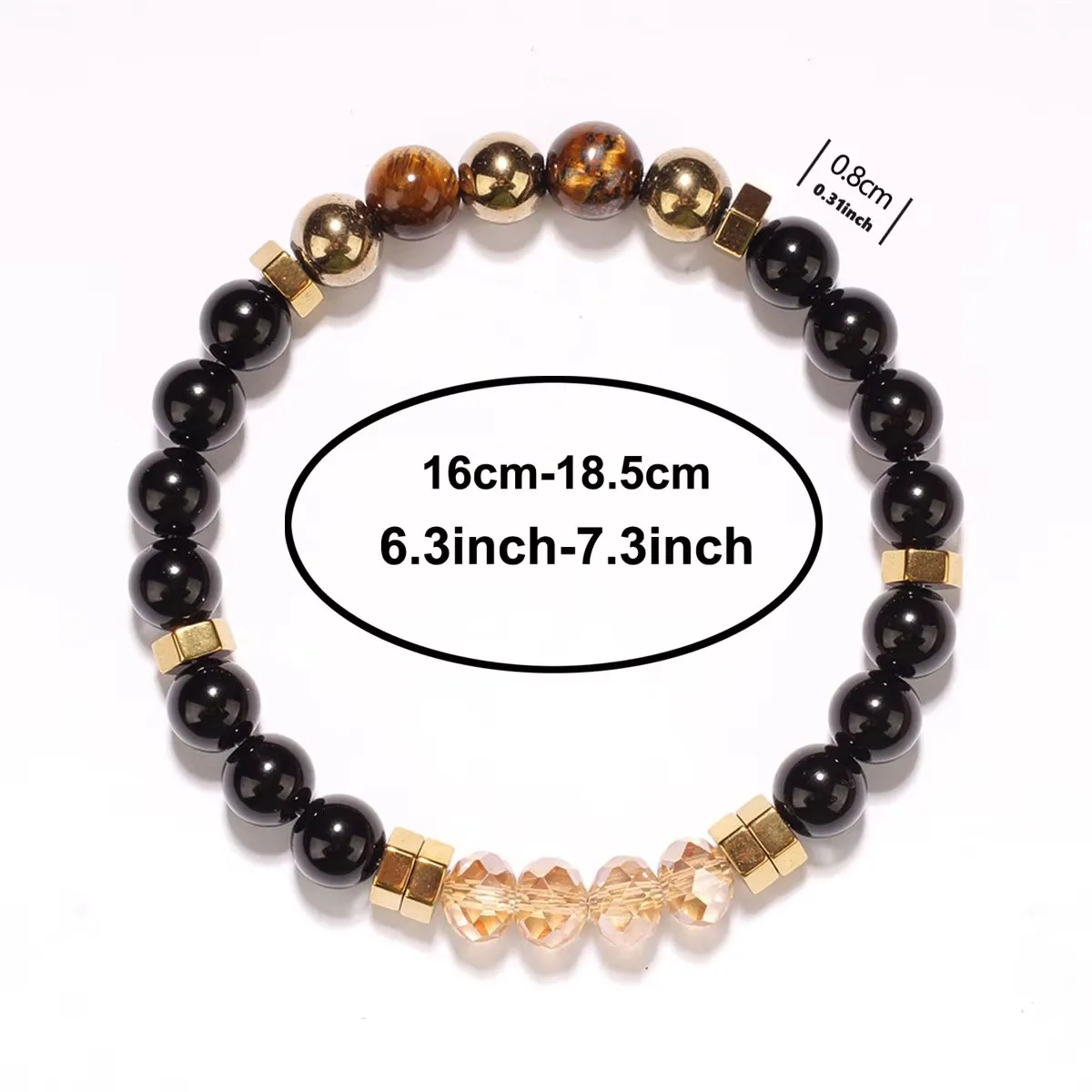Exquisite Summer Accesorios Hematite Pyrite Brother Holiday Christmas Spiritual Natural Stone Money Bracelet Attract Money