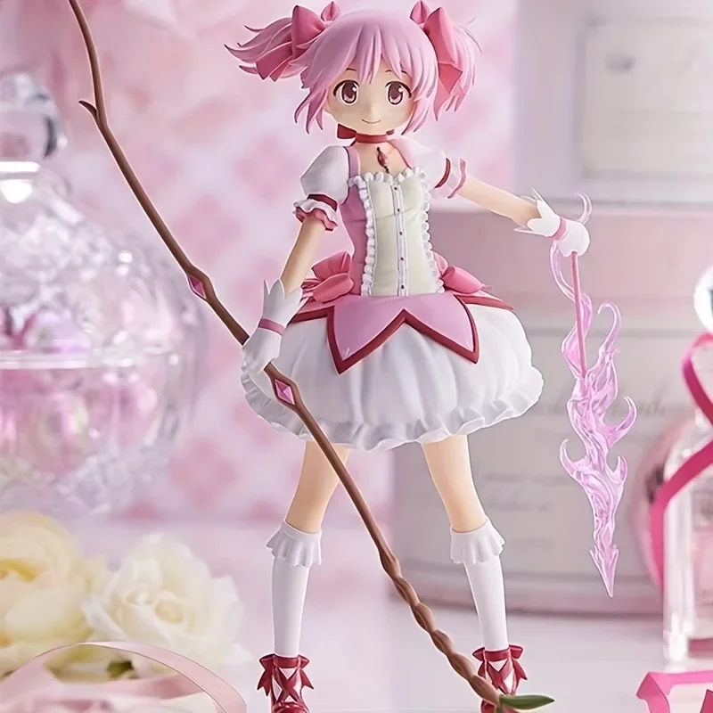 Anime Puella Magi Madoka Magica Figure 17cm Akemi Homura Action Figural Pvc Model Kawaii Decoration Doll Kids Toy Christmas Gift