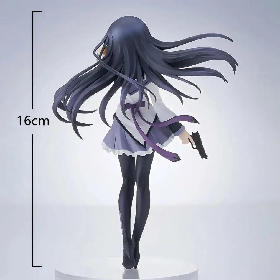 Anime Puella Magi Madoka Magica Figure 17cm Akemi Homura Action Figural Pvc Model Kawaii Decoration Doll Kids Toy Christmas Gift