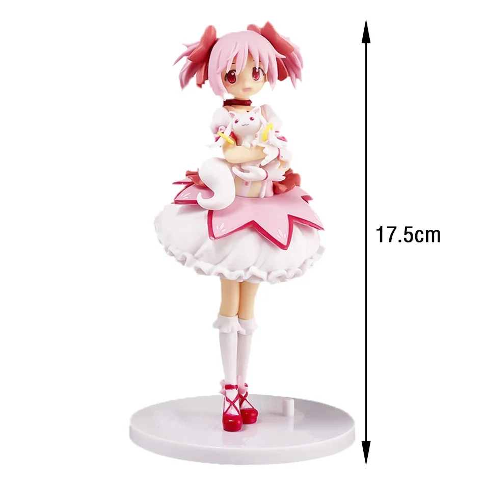 Anime Puella Magi Madoka Magica Figure 17cm Akemi Homura Action Figural Pvc Model Kawaii Decoration Doll Kids Toy Christmas Gift