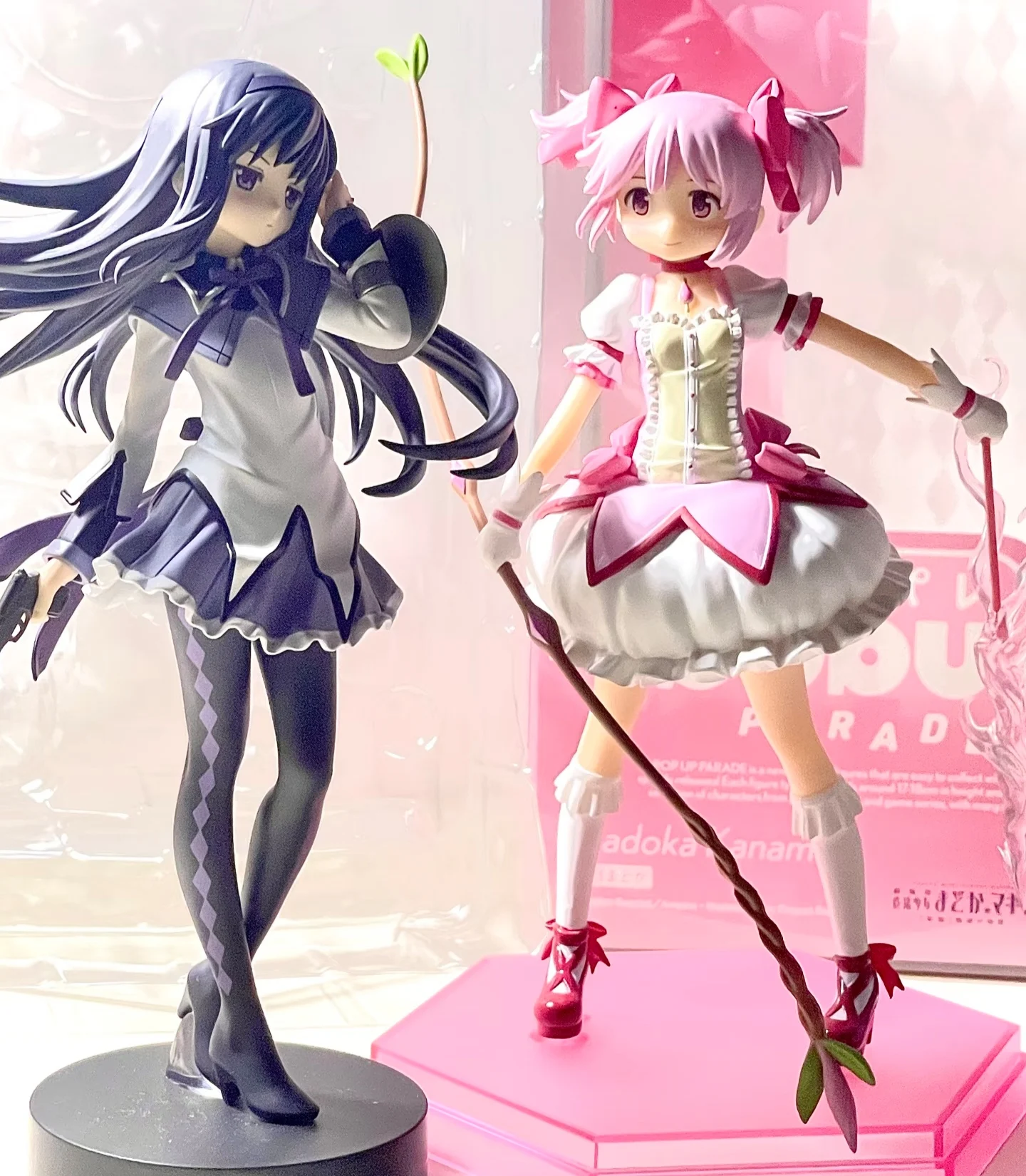Anime Puella Magi Madoka Magica Figure 17cm Akemi Homura Action Figural Pvc Model Kawaii Decoration Doll Kids Toy Christmas Gift