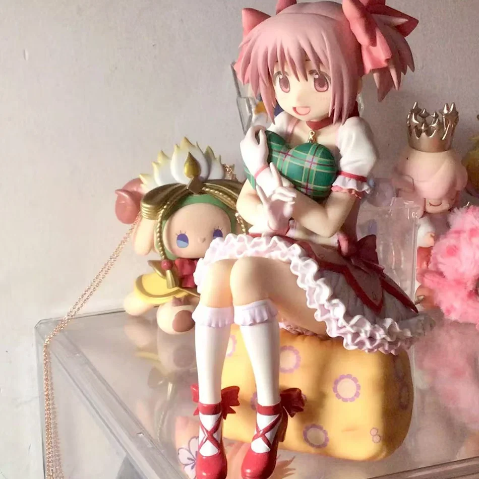 Anime Puella Magi Madoka Magica Figure 17cm Akemi Homura Action Figural Pvc Model Kawaii Decoration Doll Kids Toy Christmas Gift