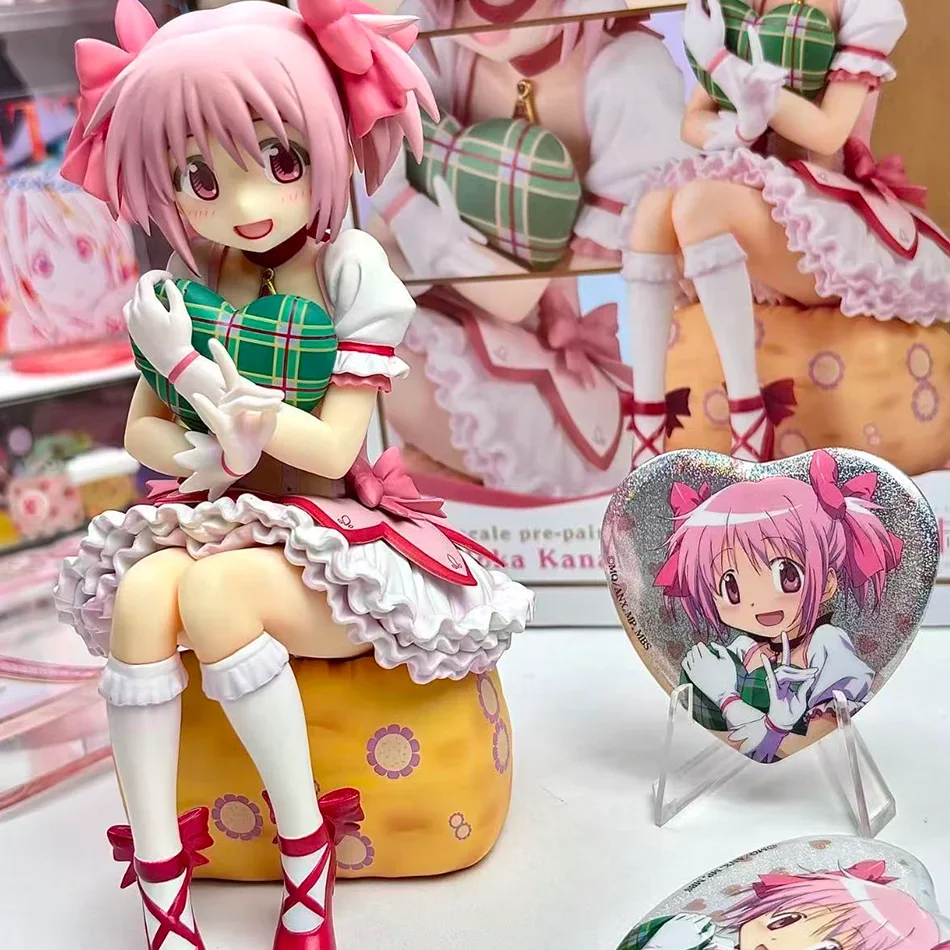 Anime Puella Magi Madoka Magica Figure 17cm Akemi Homura Action Figural Pvc Model Kawaii Decoration Doll Kids Toy Christmas Gift