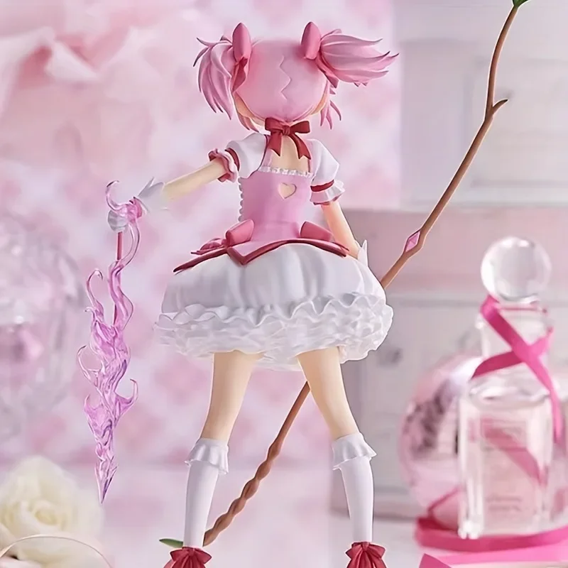 Anime Puella Magi Madoka Magica Figure 17cm Akemi Homura Action Figural Pvc Model Kawaii Decoration Doll Kids Toy Christmas Gift