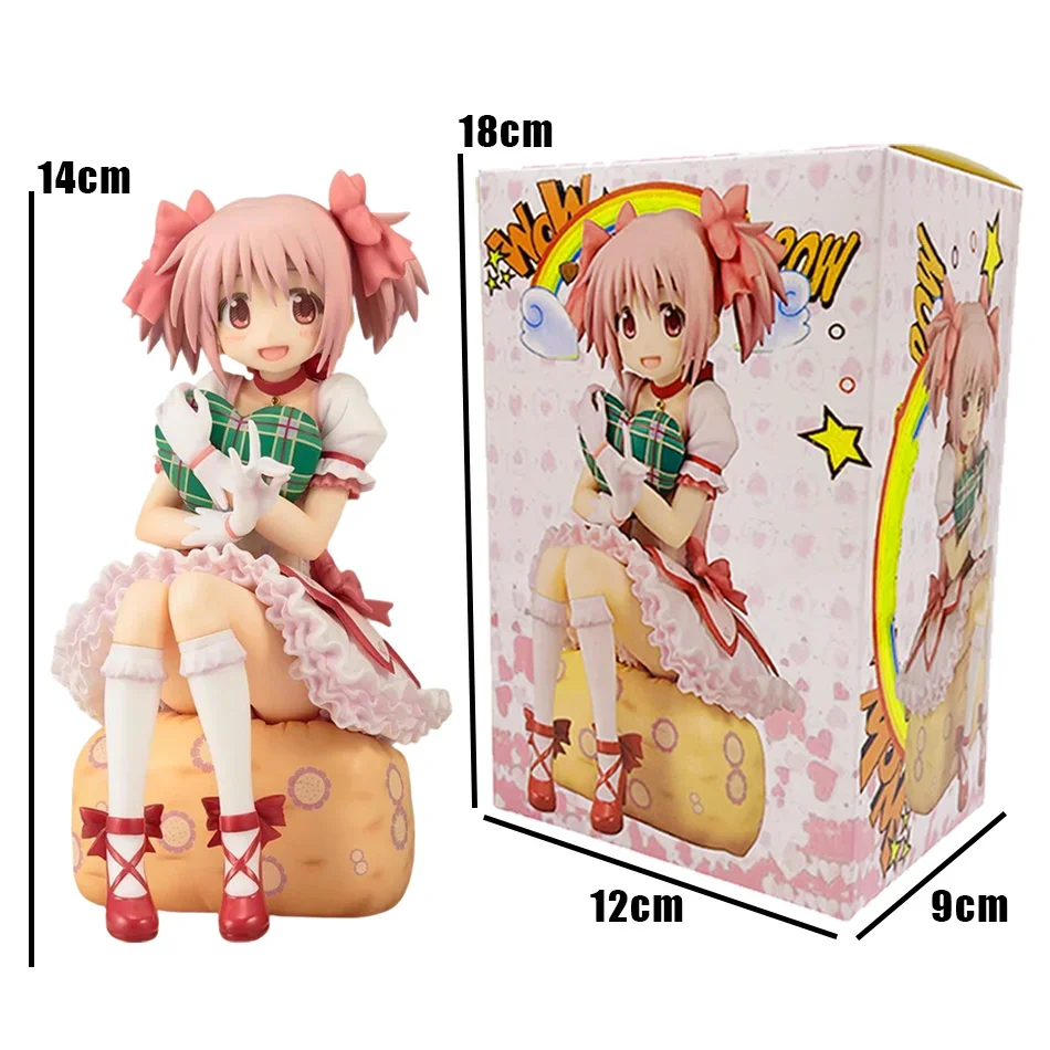 Anime Puella Magi Madoka Magica Figure 17cm Akemi Homura Action Figural Pvc Model Kawaii Decoration Doll Kids Toy Christmas Gift