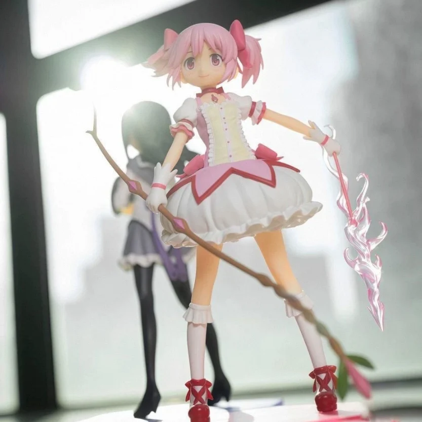 Anime Puella Magi Madoka Magica Figure 17cm Akemi Homura Action Figural Pvc Model Kawaii Decoration Doll Kids Toy Christmas Gift
