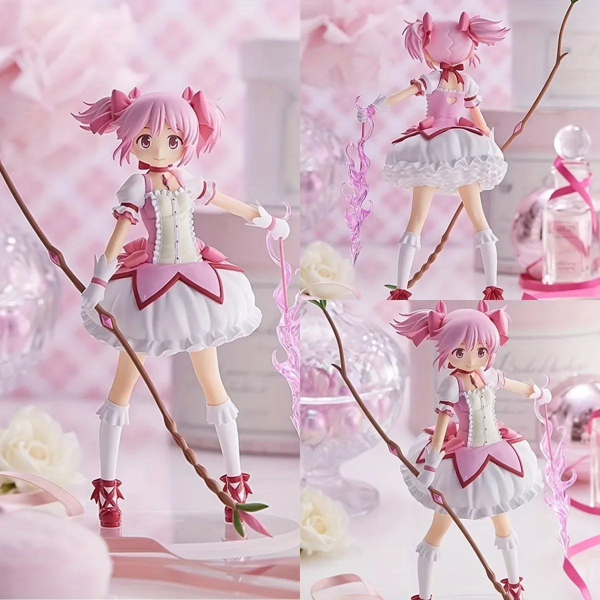 Anime Puella Magi Madoka Magica Figure 17cm Akemi Homura Action Figural Pvc Model Kawaii Decoration Doll Kids Toy Christmas Gift