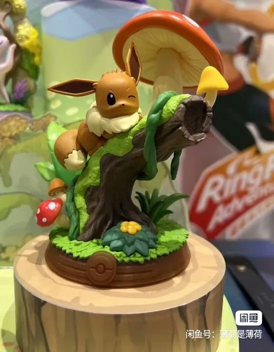 New Funism Pokemon Eevee Blind Box Trendy Toy Peripheral Desktop Figurine Figurine Halloween Christmas Boy Gifts