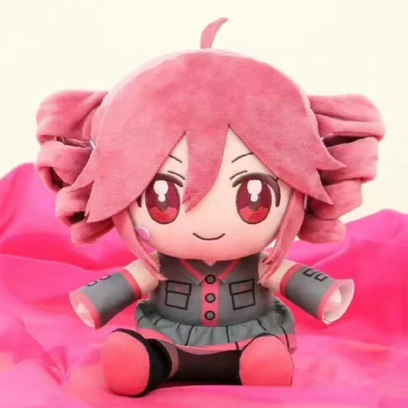 Hot Kasane Teto Plush Toy Soft Doll Stuffed Plushies Figure Anime Cosplay Cartoon Birthday Present Christmas Gift for Fans Girl