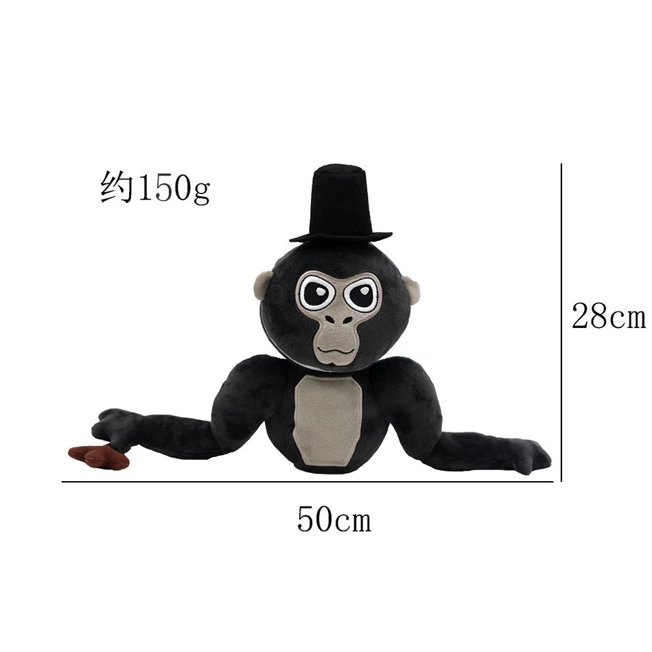Newest Gorilla Tag Monke Plush Toy Dolls Cute Cartoon Animal Stuffed Soft Toy Birthday Christmas Gift For Children