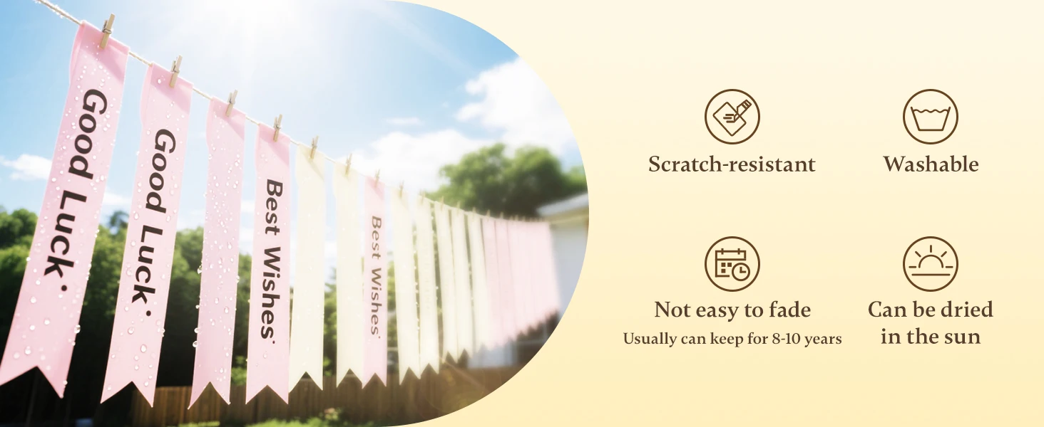 NIIMBOT N1 B18 Color Satin Ribbon Label Special Carbon Ribbon for Birthday Gift Merry Christmas Party Flower Wedding Decoration