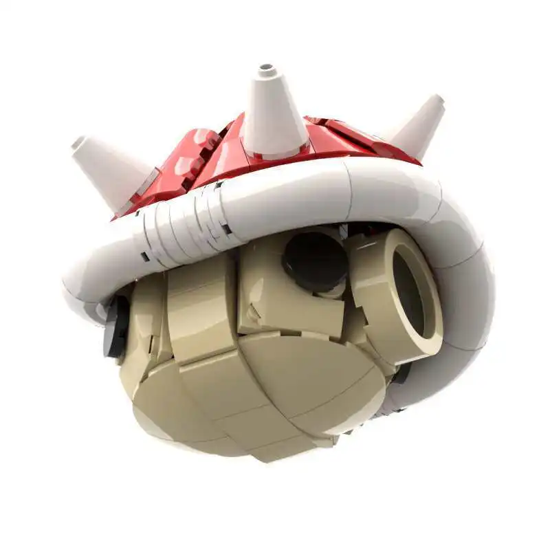 Mymocs MOC Game Anime Figures Kart Spiny Shell Turtle Model Sets DIY Creative Building Blocks Toys Christmas Gift