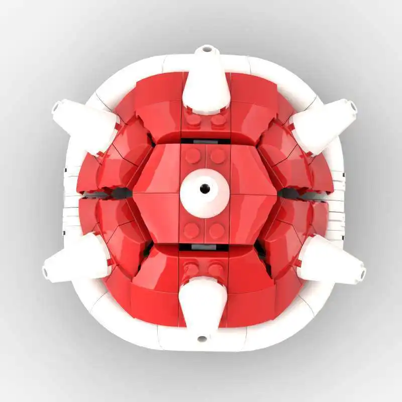 Mymocs MOC Game Anime Figures Kart Spiny Shell Turtle Model Sets DIY Creative Building Blocks Toys Christmas Gift