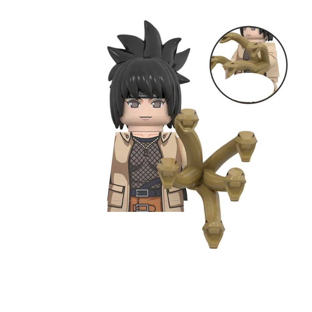 2026 New Naruto Building Blocks Assembly Model Anime Figure Kinkaku Rin Nohara Men And Women Toy Christmas Gift For Birthday