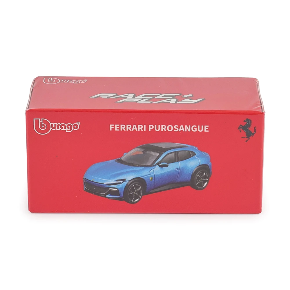 Bburago 1:64 FERRARI Purosangue  296 GTB ASSETTO FIORANO car model series children's Christmas boy gift toys