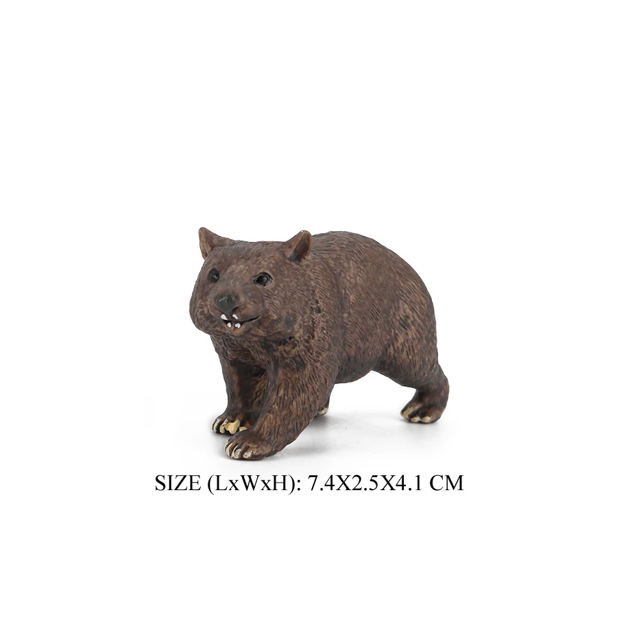  Simulation Emu Platypus Cassowary Wombat Tasmaniandevil Australian Animal Model Figures Christmas Birthday Gift for Kids