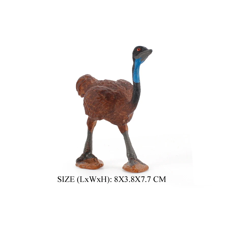  Simulation Emu Platypus Cassowary Wombat Tasmaniandevil Australian Animal Model Figures Christmas Birthday Gift for Kids