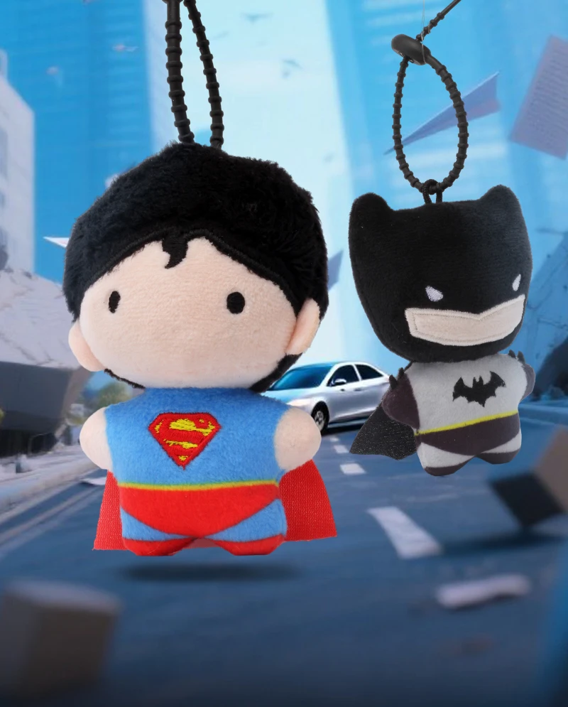 New Batman Superman Plush Toys 20cm DC Comics Justice League Soft Stuffed Dolls Christmas Halloween Gifts for Kids