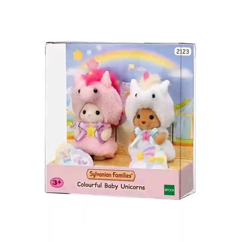 Original Japan Sylvanian Families Anime Figures Christmas Set Robot Unicorn Attack Toy Dressing Party Doll Festival Limited Gift