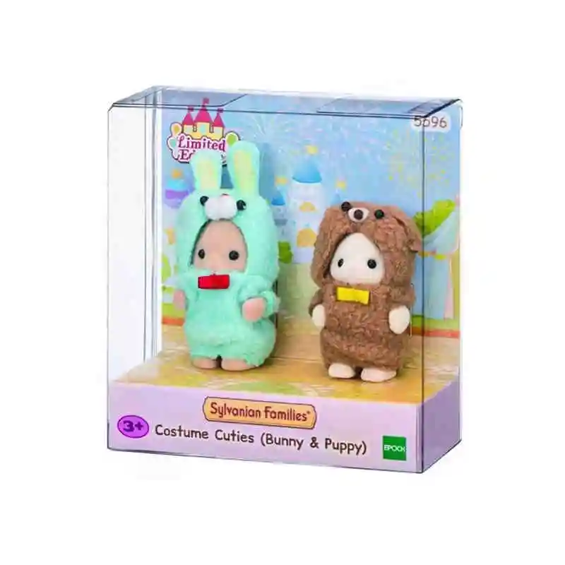 Original Japan Sylvanian Families Anime Figures Christmas Set Robot Unicorn Attack Toy Dressing Party Doll Festival Limited Gift