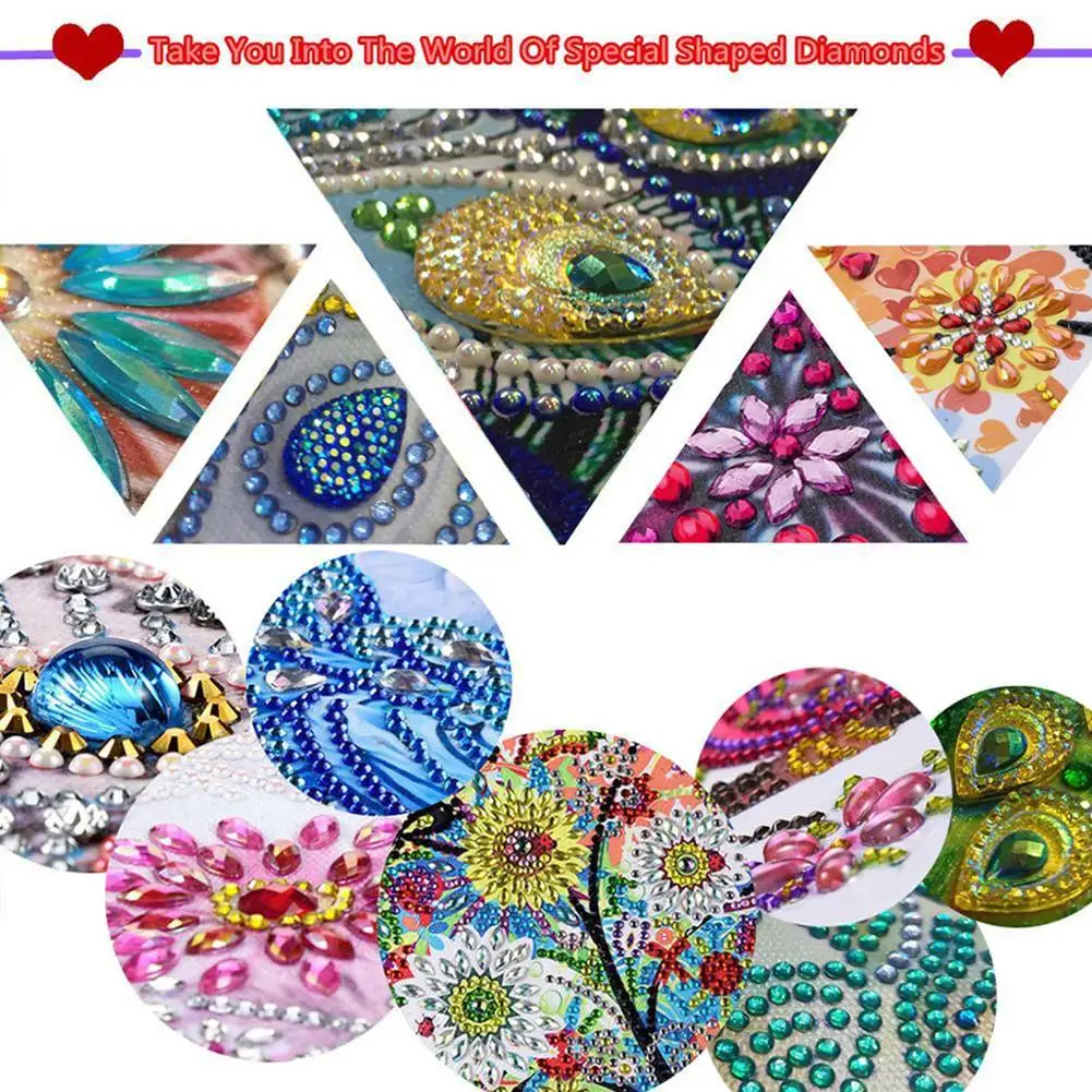 6pcs DIY Diamond Painting Greeting Cards Christmas Rhinestone Art Mosaic Postcards Festive Holiday Celebration Craft Gift Set