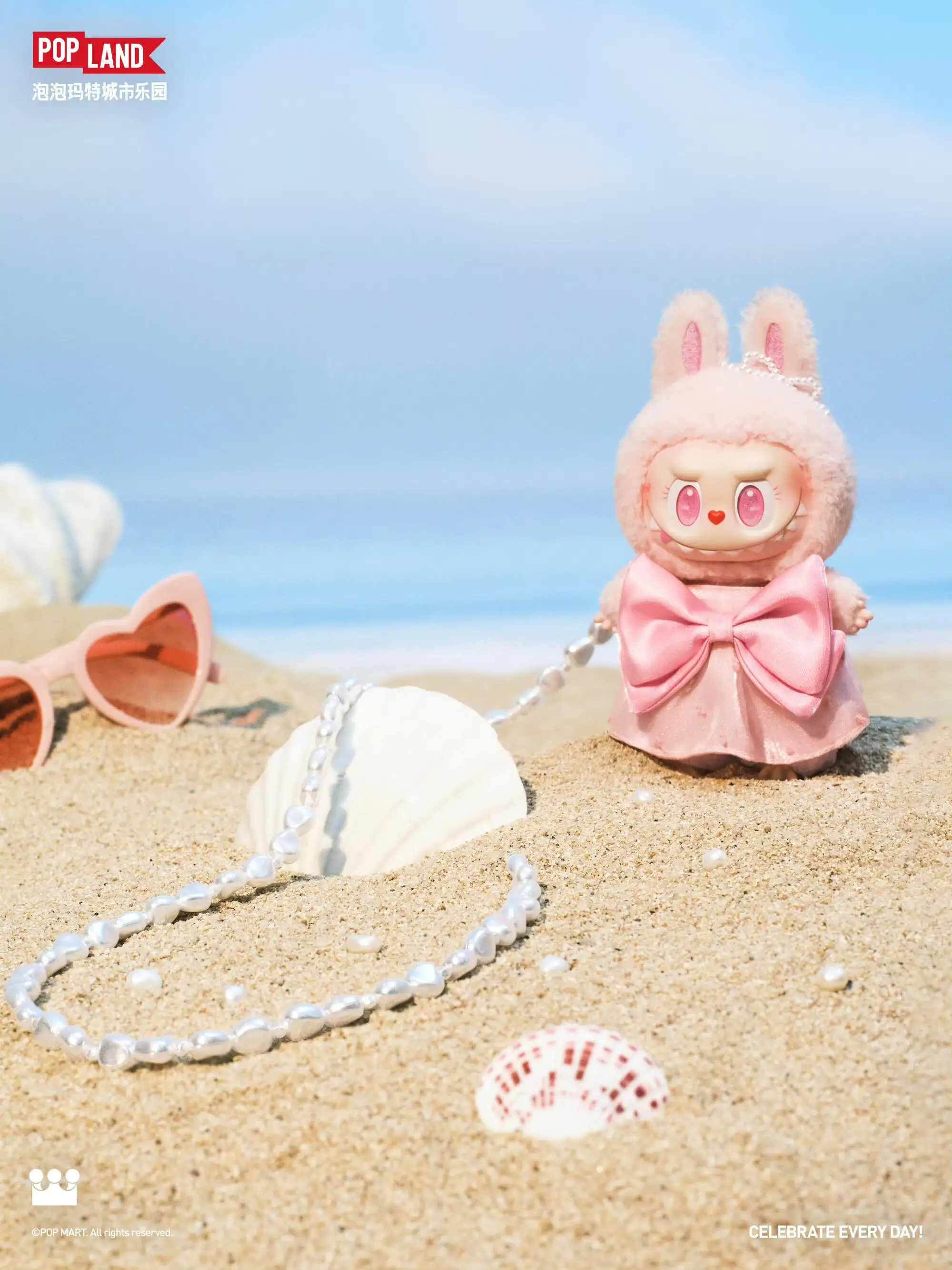 2025 New POP MART POP LAND MOKOKO Jump Into Summer Series Blind Box Vinyl Dolls Face Room Decoration Pendant Christmas Girl Gift