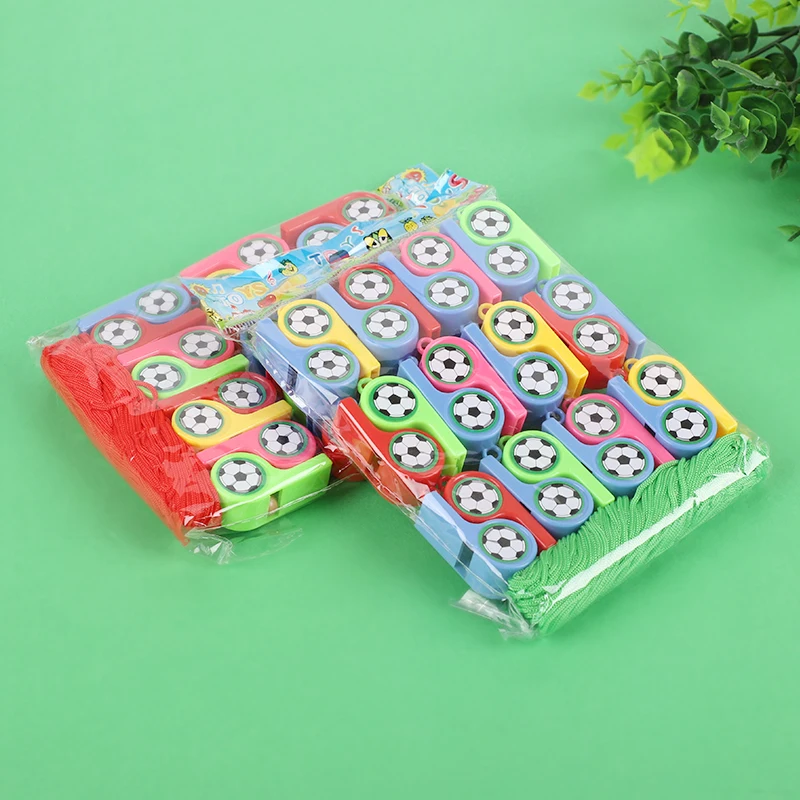 24Pcs Colorful Soccer Whistles Kids Football Birthday Party Favors Goodies Bag Pinata Filler Toys Boy Girl Christmas Gifts