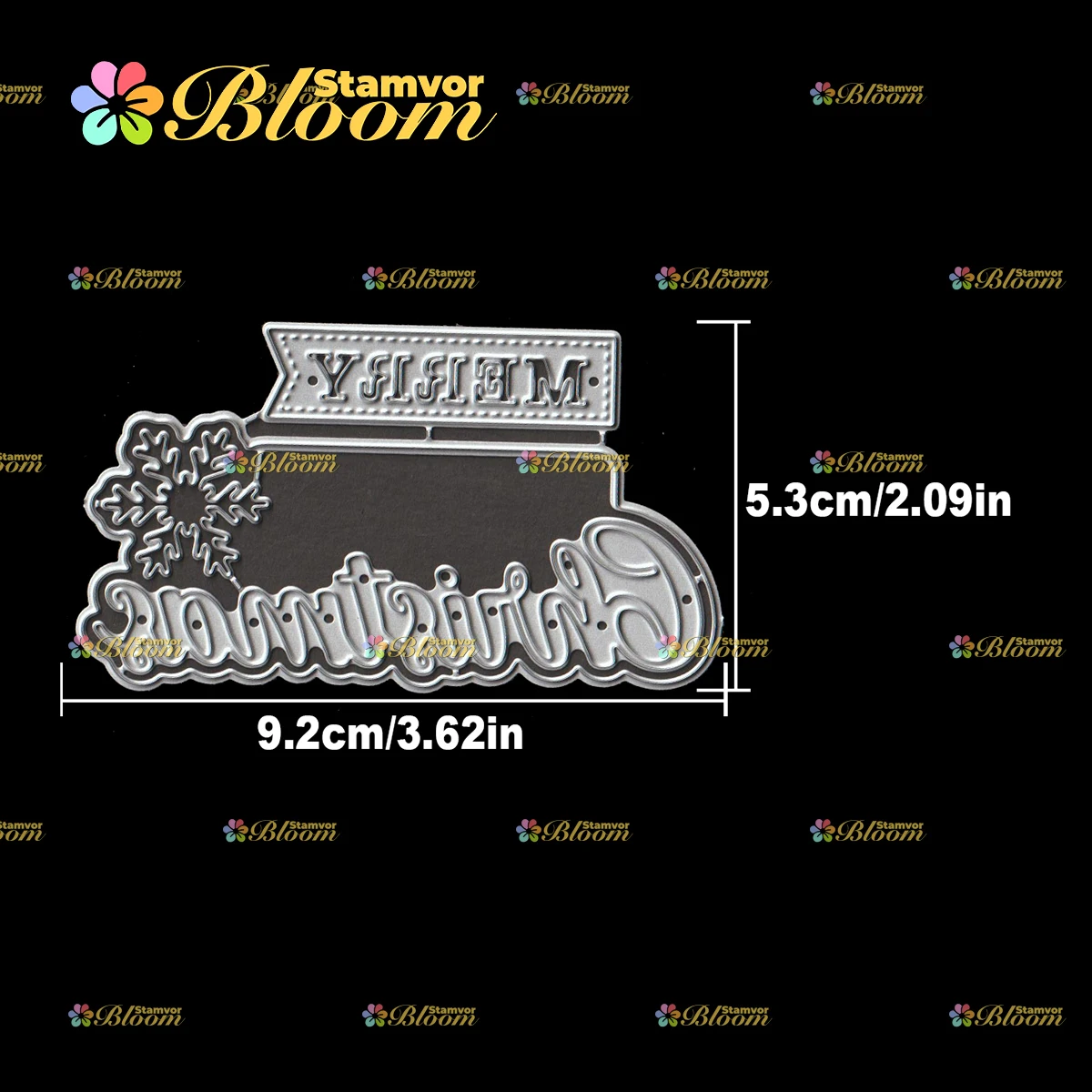 Original Lovely Layers Christmas Title MERRY CHRISTMAS Metal Cutting Dies Scrapbooking Decorative Embossing