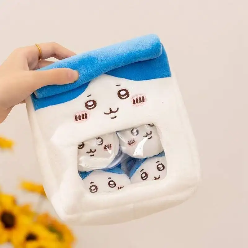 20cm Latest Bag of Snacks Small Eight Kawaii Stuffed Plush Toy Doll Cartoon Anime Cute Gift for Children Fun Doll Christmas