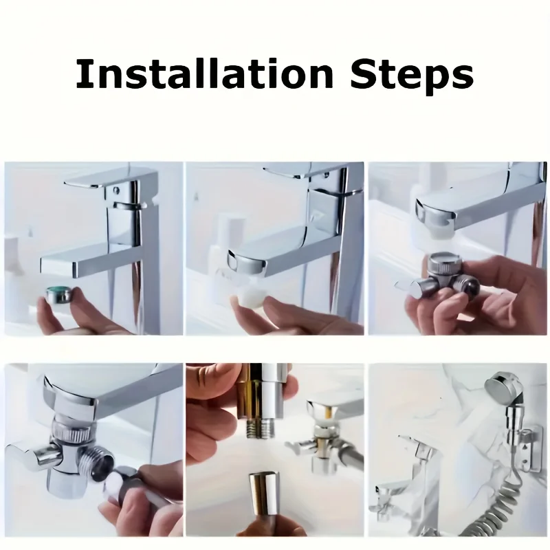 Wall-Mounted Faucet Extender with Shower Head, Pet Bathing Bathroom Adapter, Perfect Christmas Halloween Gift for Pet Owners