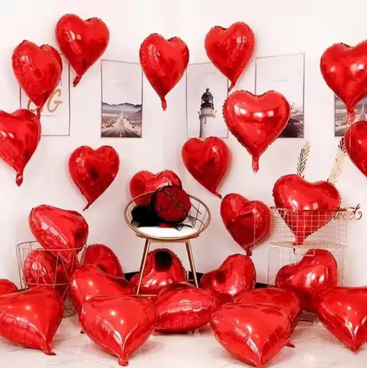 10Pcs Wedding Decoration Love Balloons Valentine's Day Couple Romantic Proposal Christmas DIY Birthday Party Ornament Balloon