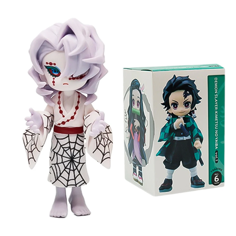 Anime Demon Slayer Figure Tanjiro Kamado Nezuko Anime Blind Box Toys Statue PVC Model Ornament Child Birthday Christmas Gift