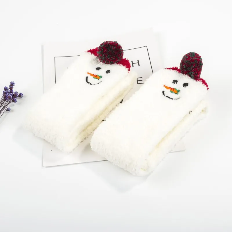 Striped Long Socks Womens Panda Cat Winter Warm Ladies Girls Black White Funny Over Above Knee Thigh High Stockings Christmas