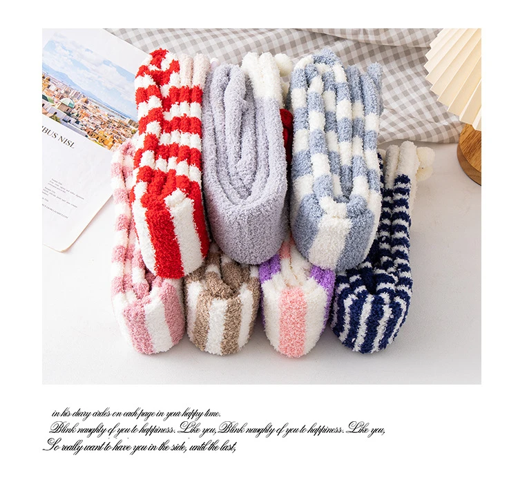 Striped Long Socks Womens Panda Cat Winter Warm Ladies Girls Black White Funny Over Above Knee Thigh High Stockings Christmas