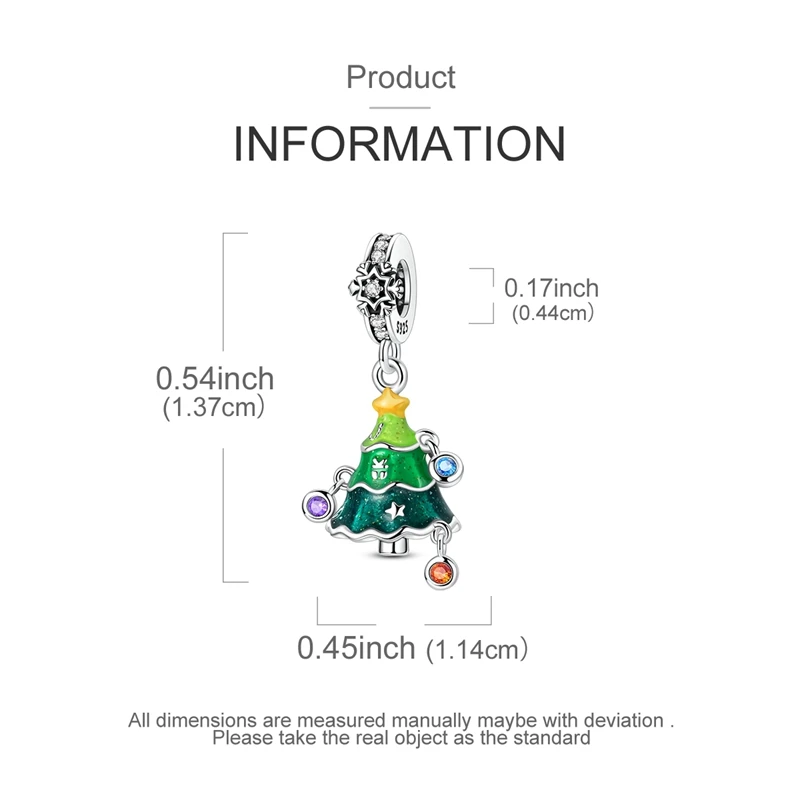 925 Sterling Silver Santa Claus Charms Bead Christmas House Dangle Pendant Fit Bangle Bracelet Necklace DIY Jewelry