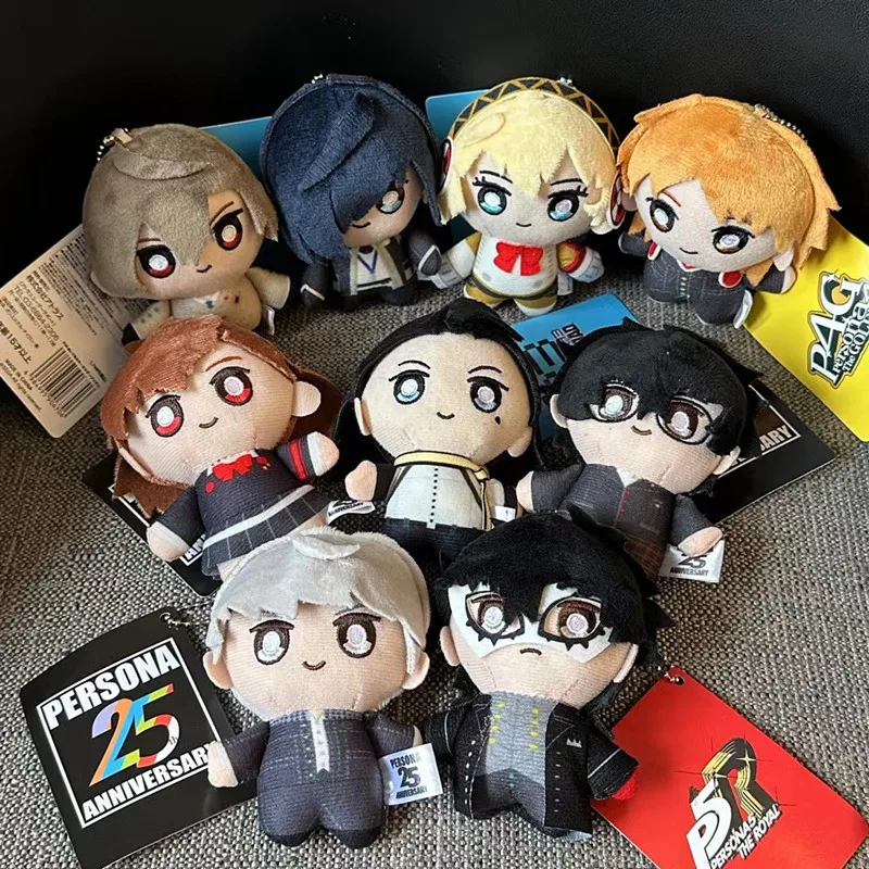 10CM Anime Yuuki Makoto Aegis Shiomi Kotone Gorou Akechi Joker Shiomi Kotone Cosplay Anime Plushie Pendant Kids Christmas Gifts