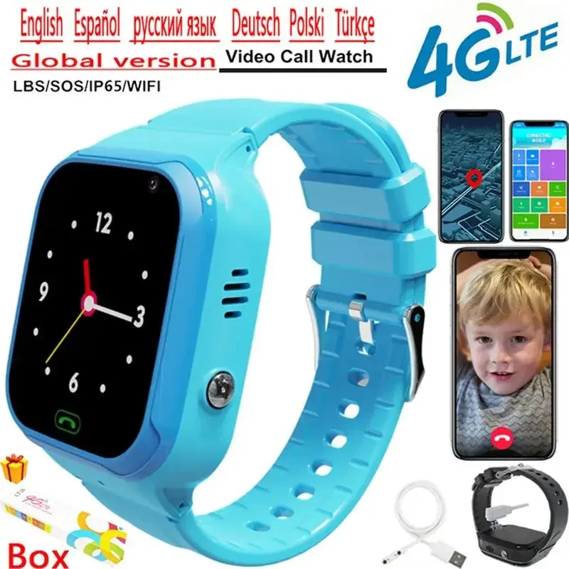OPPO Kids 4G Smart Watch Mini Kids Phone with Call SOS Camera 3 in 1 Cartoon Watch Girl Boy Birthday Christmas Gift 2026 New