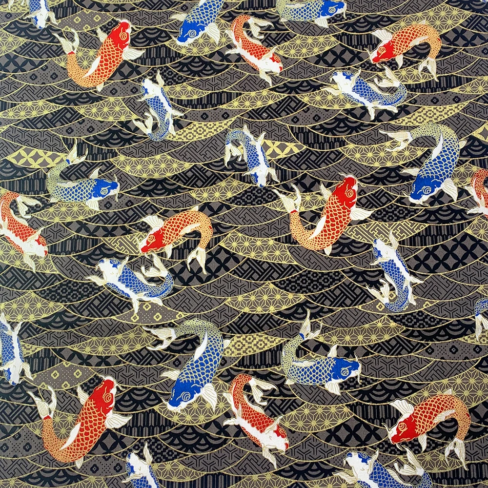 100% Cotton Bronze Fabrics For Sewing DIY Hanfu Japanese Kimono Christmas Gift Packaging Patchwork Sewing Accessories