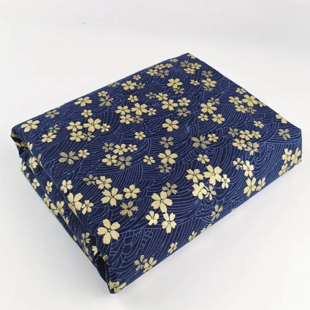 100% Cotton Bronze Fabrics For Sewing DIY Hanfu Japanese Kimono Christmas Gift Packaging Patchwork Sewing Accessories