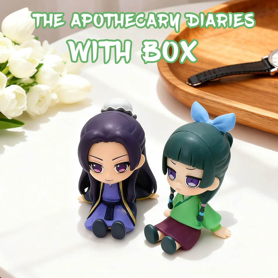 The Apothecary Diaries Maomao Jinshi Mini Figure Anime Periphery Kawaii Sitting Toys Desktop Car Ornaments Model Christmas Gifts