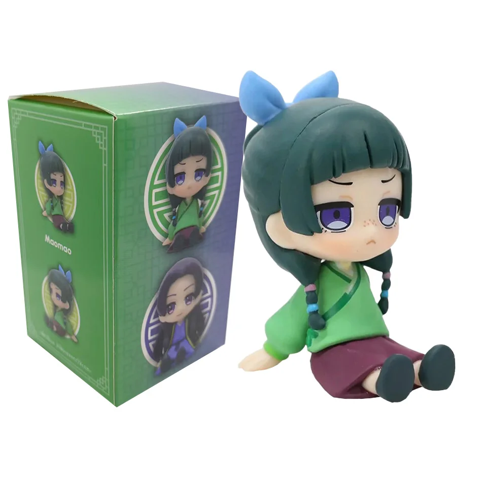 The Apothecary Diaries Maomao Jinshi Mini Figure Anime Periphery Kawaii Sitting Toys Desktop Car Ornaments Model Christmas Gifts