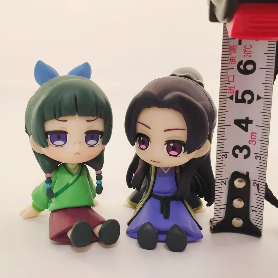 The Apothecary Diaries Maomao Jinshi Mini Figure Anime Periphery Kawaii Sitting Toys Desktop Car Ornaments Model Christmas Gifts