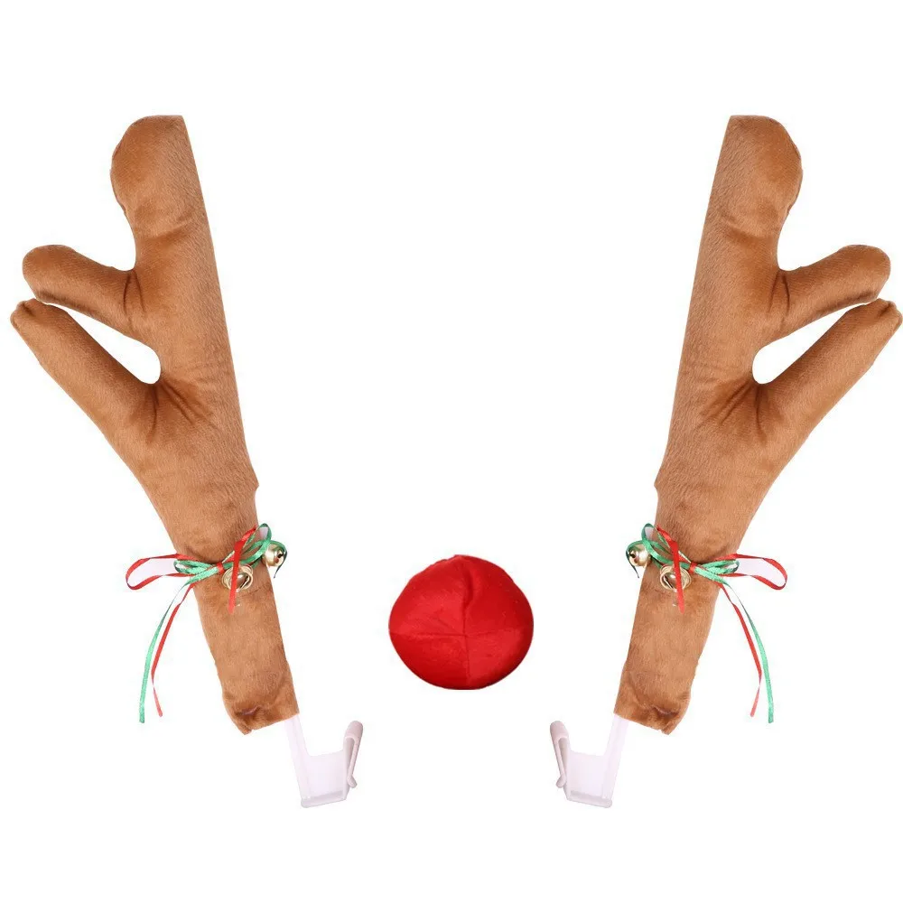Christmas Car Decoration Antlers Car Antlers Christmas Decoration Christmas Car Decoration Tail Antlers